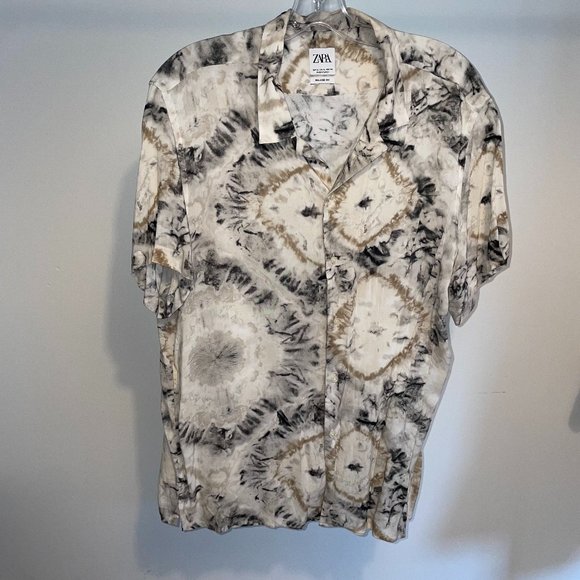 ZARA short sleeve button up shirt - Picture 2 of 6